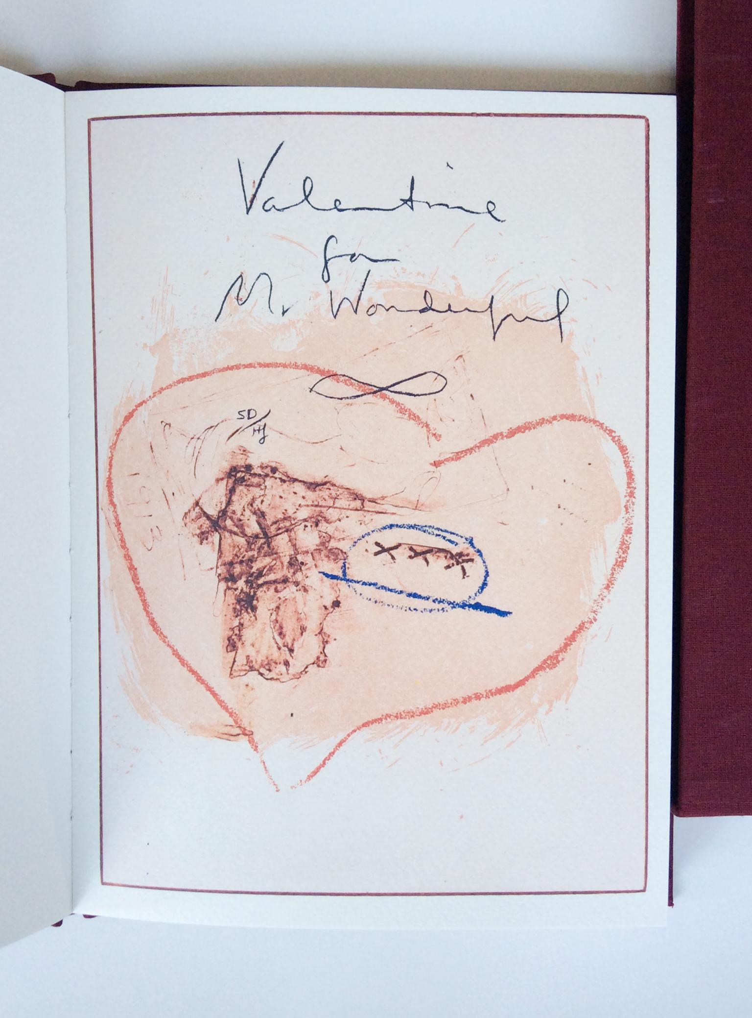 Fabric Signed Helen Frankenthaler Book of Intaglio Prints, 