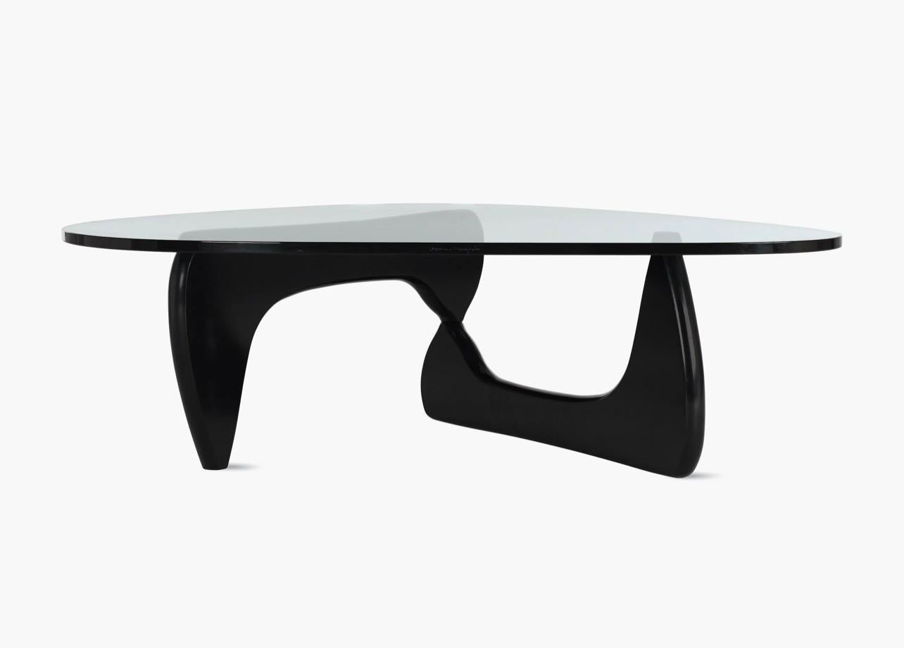 Coveted and signed sculptural cocktail table by Isamu Noguchi for Herman Miller, designed in the 1940s. Whe you talk about 
