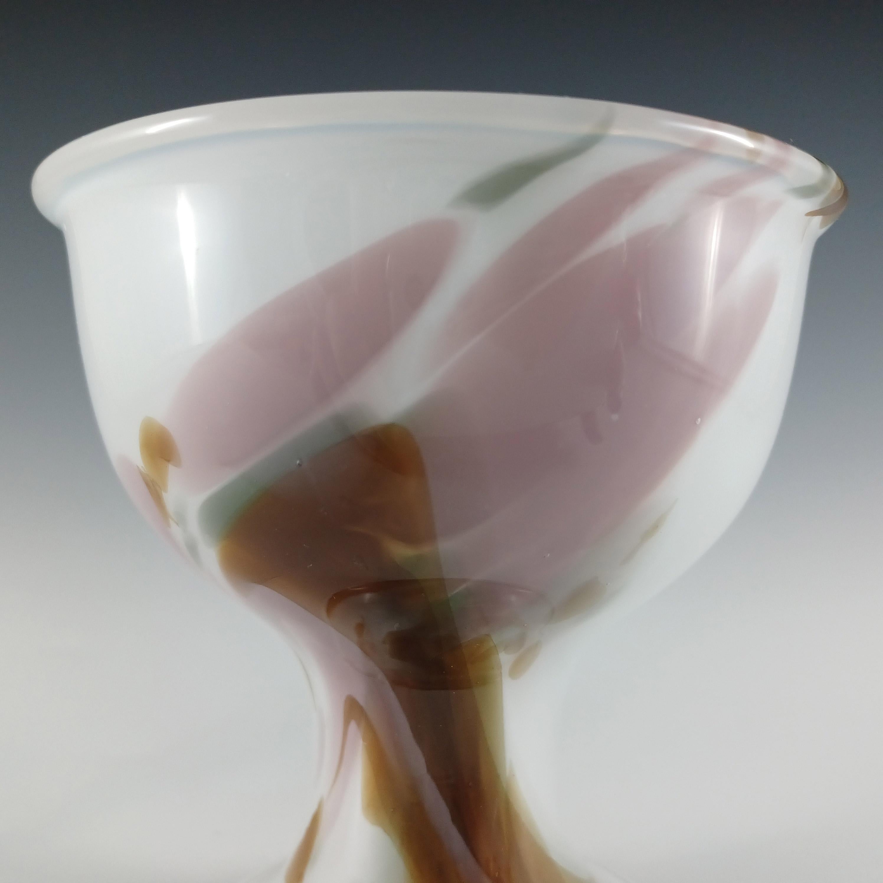 Metà XX secolo Vaso in vetro scandinavo Per Lutken for Holmegaard 'Najade' firmato da Per Lutken in vendita