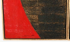 Signed Huang Gang Chinese Diptych Painting, 21st Century