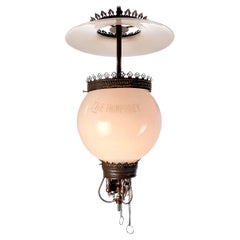 Signed Humphrey Gas Lamp, Electrified