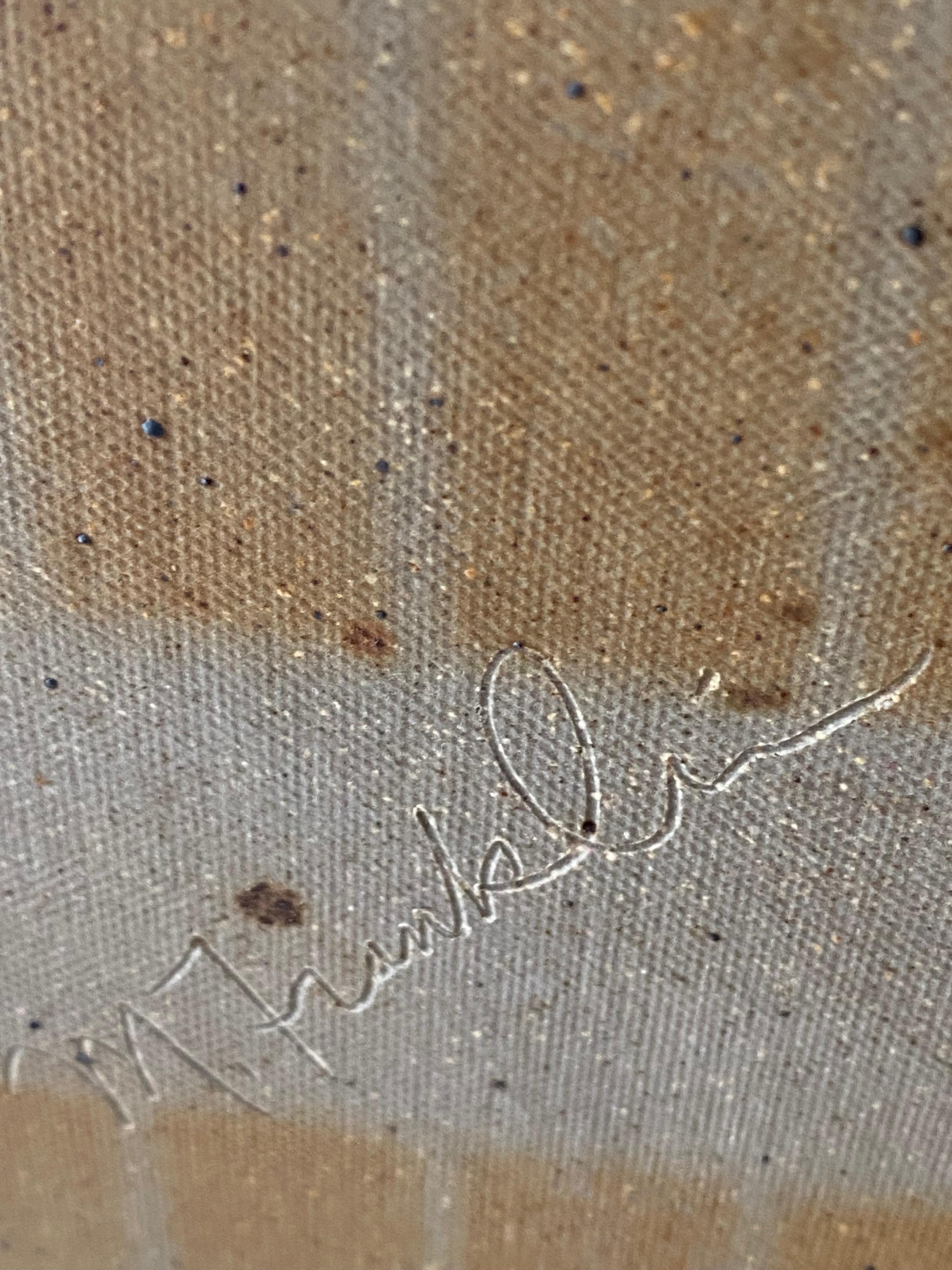 Expositor de Cerámica Japonisme Ikebana Firmado Hecho a mano en venta