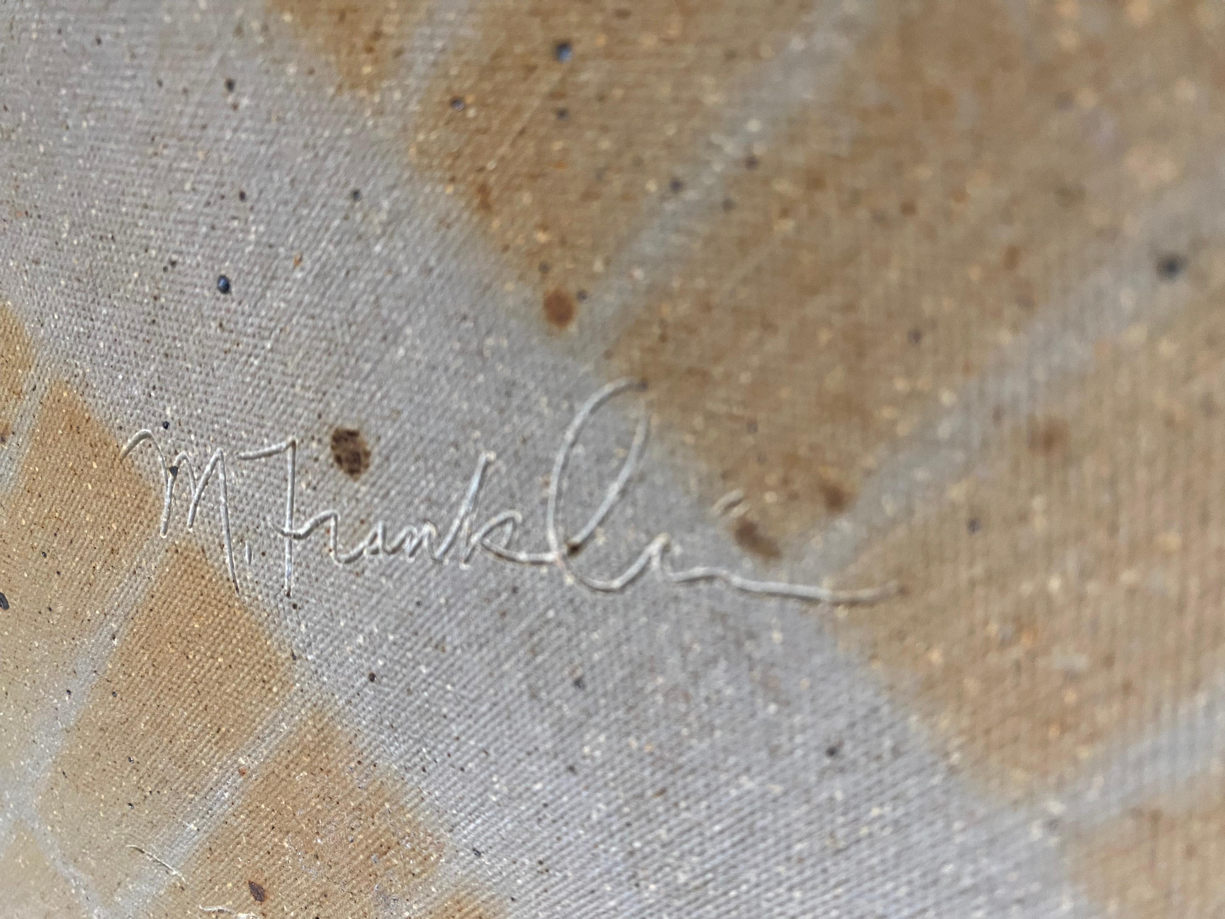 Expositor de Cerámica Japonisme Ikebana Firmado en Bueno estado para la venta en Round Top, TX