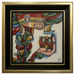 Signed in Search of Wisdom by David Lebo Color Giclee on Canvas 300/350