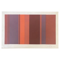 Signed "Interaction of Color" Serigraph Entitled "XVIII-10" by Josef Albers