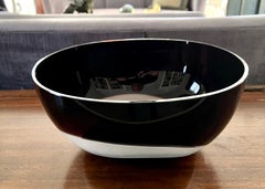 Signed Italian Carlo Moretti Murano Glass Bowl