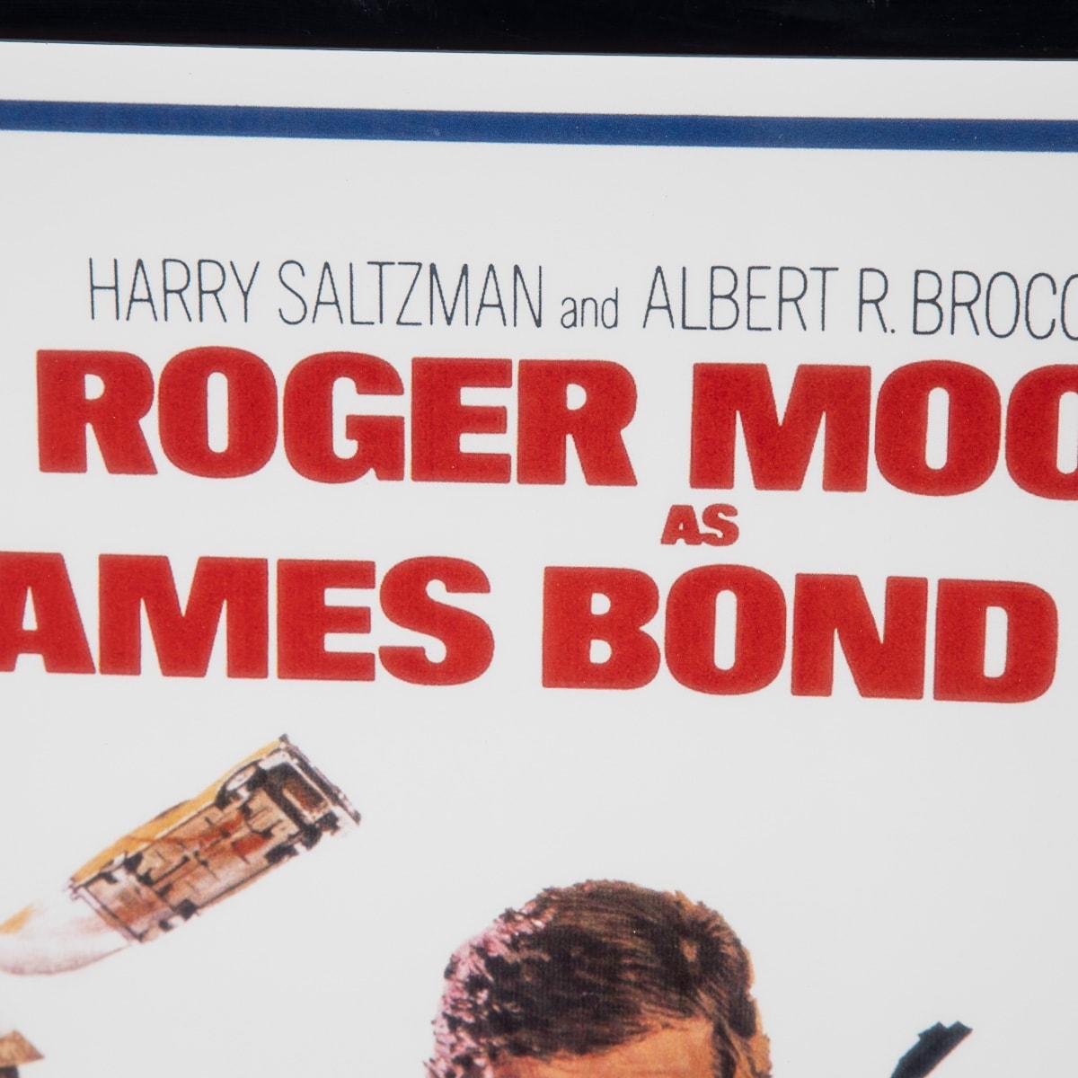 Signiert James Bond „Man With The Golden Gun“ Später Druck (Papier)