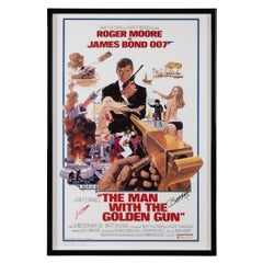 Signed James Bond 'Man with the Golden Gun' Later Print