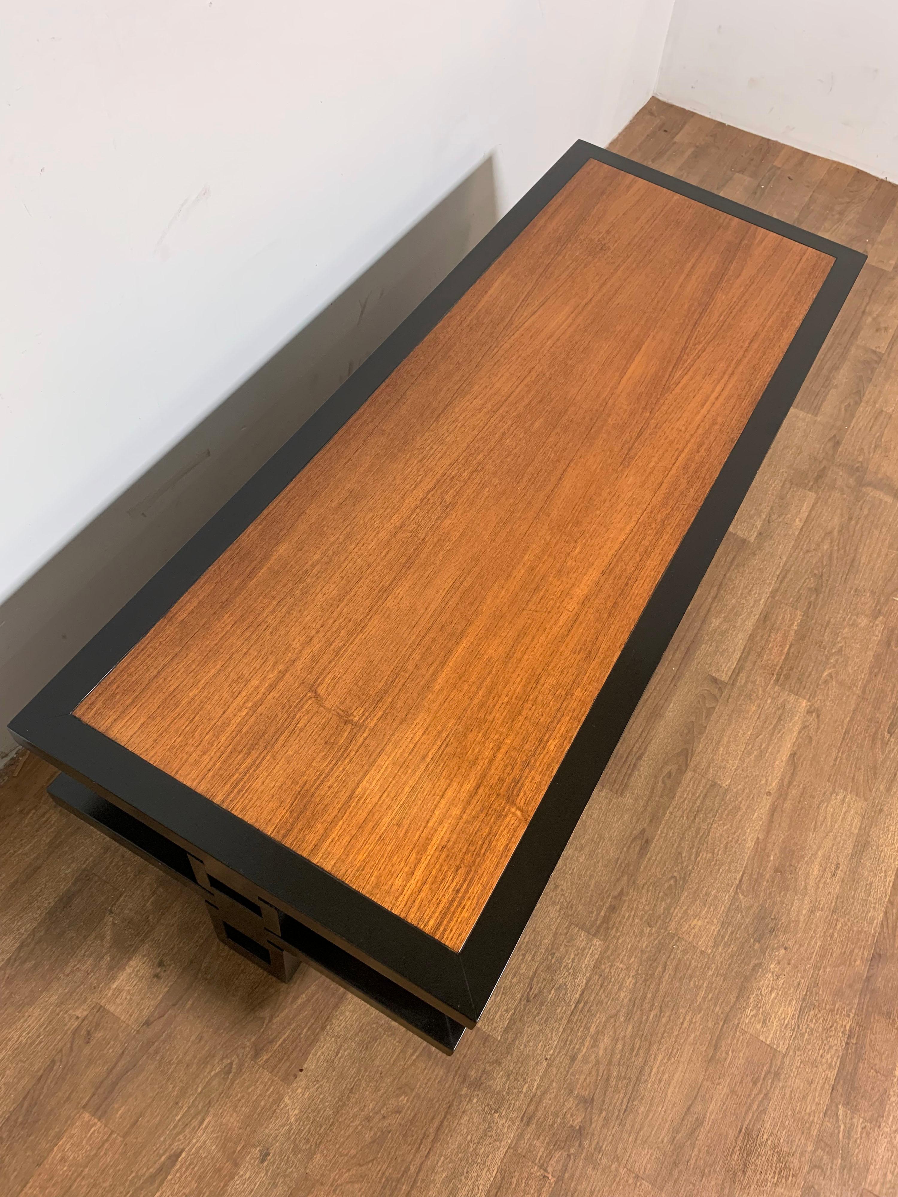 American Signed James Mont Coffee Table Ca. 1940s For Sale