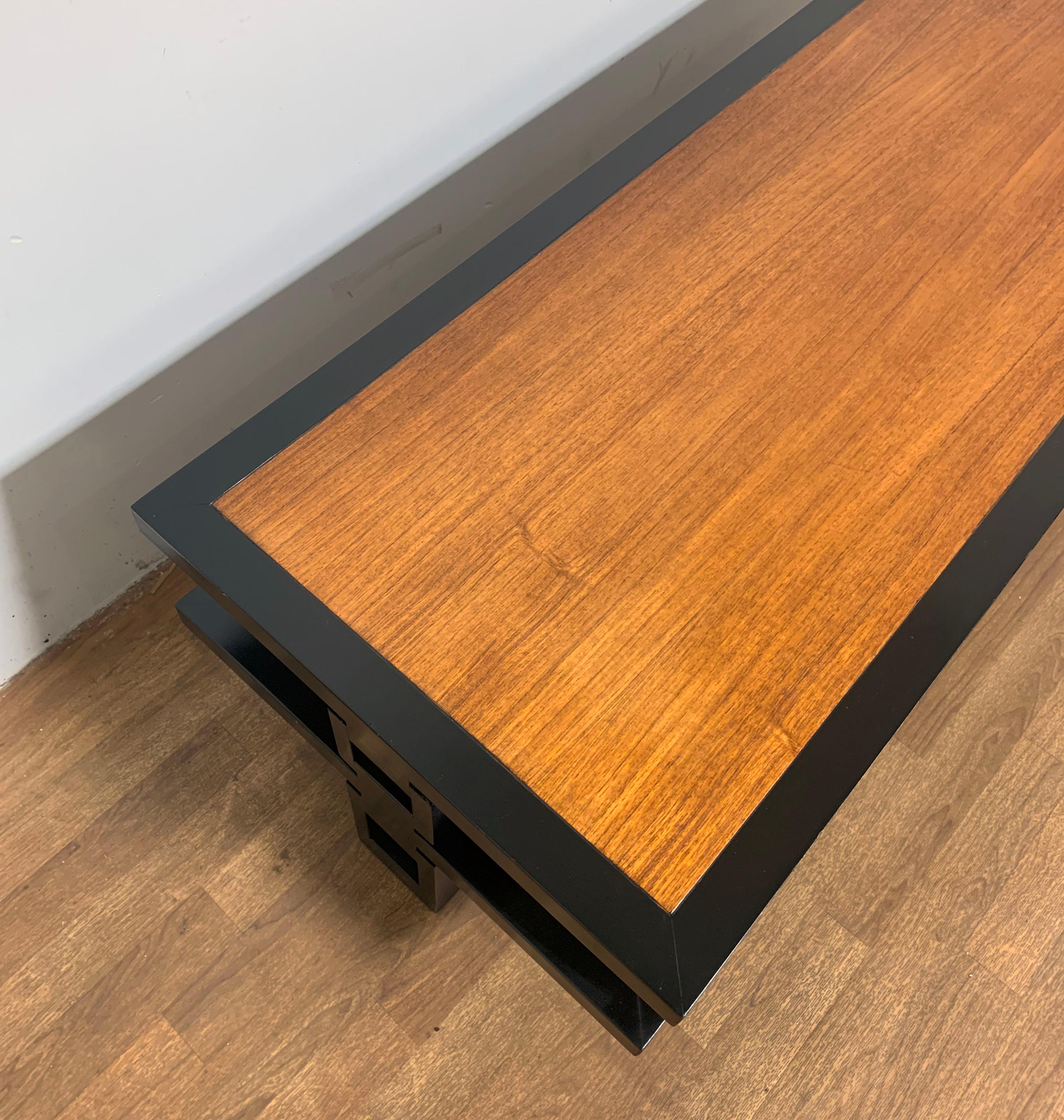 Lacquered Signed James Mont Coffee Table Ca. 1940s For Sale