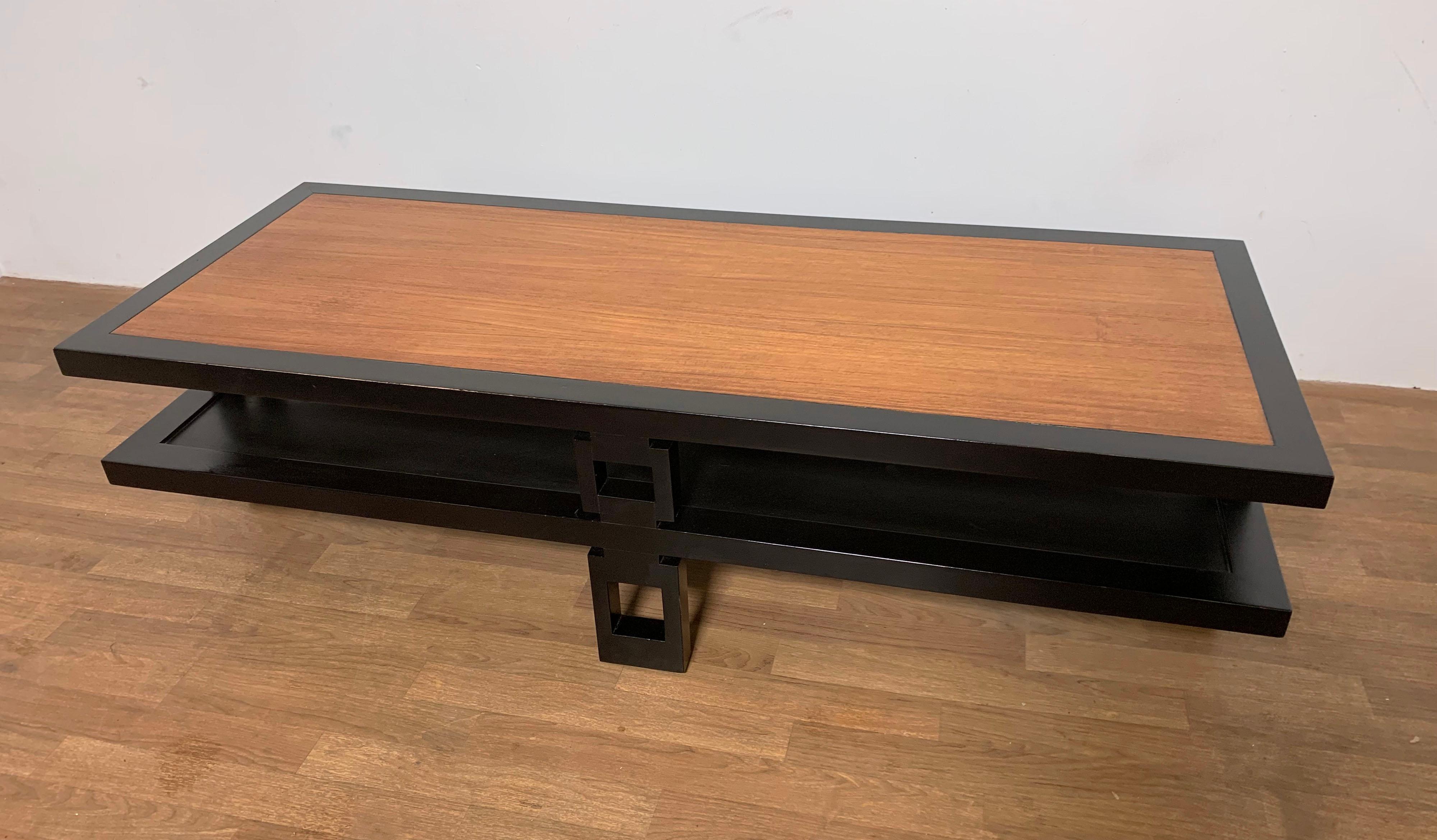 Signed James Mont Coffee Table Ca. 1940s For Sale 1
