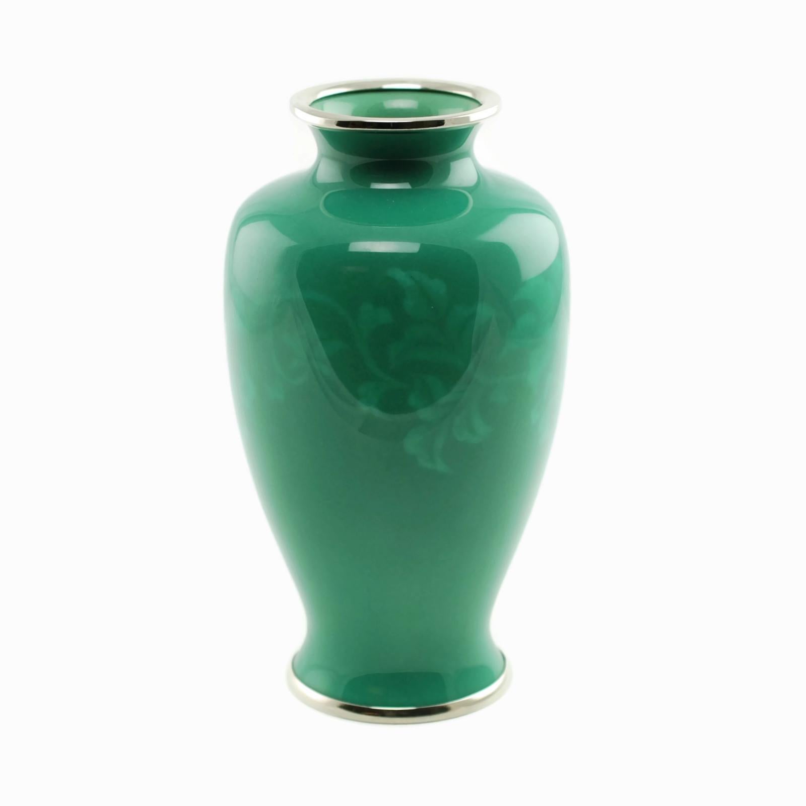 green japanese vase