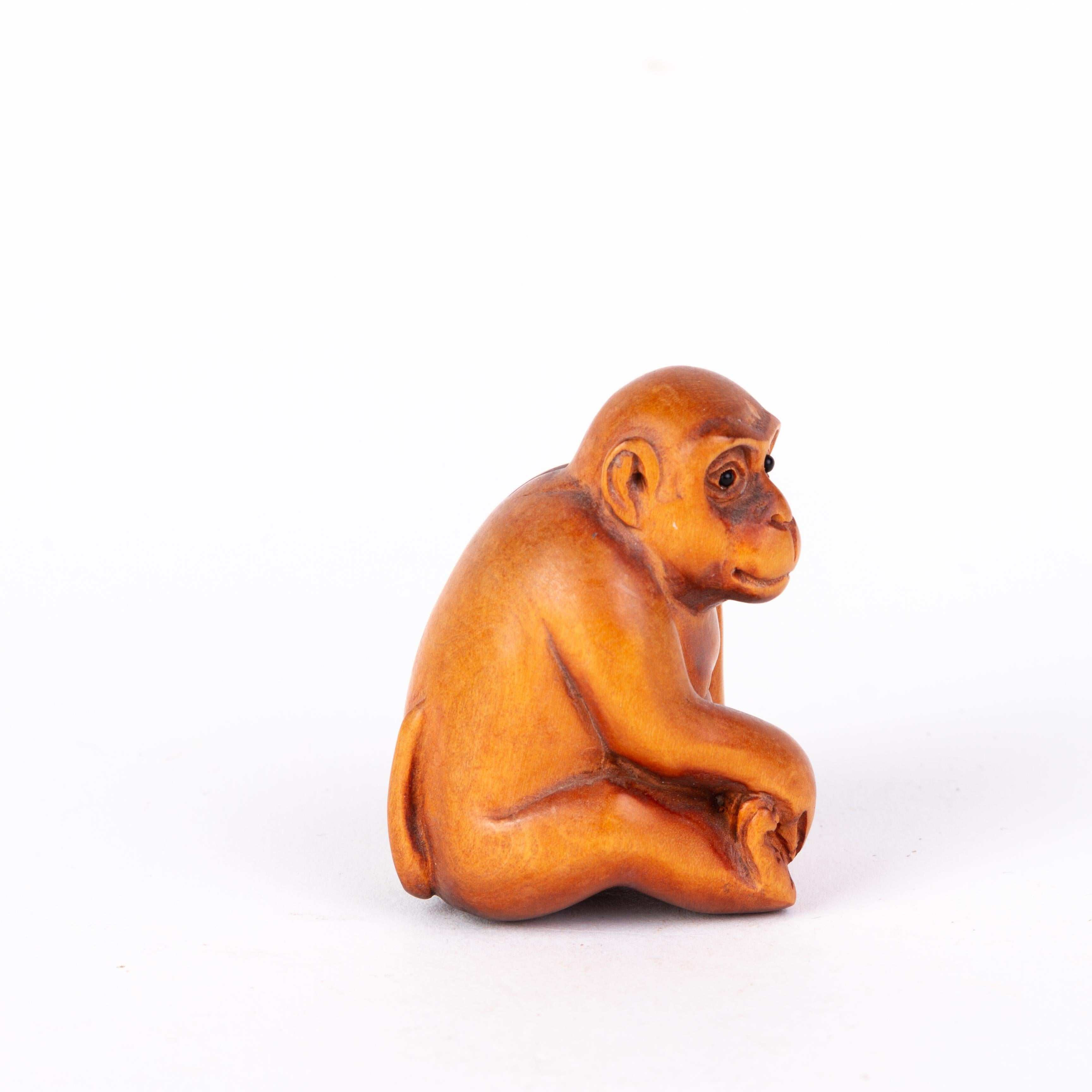 Japanese Carved boxwood Netsuke Inro Ojime
Very good condition.
From a private collection.
Free international shipping.