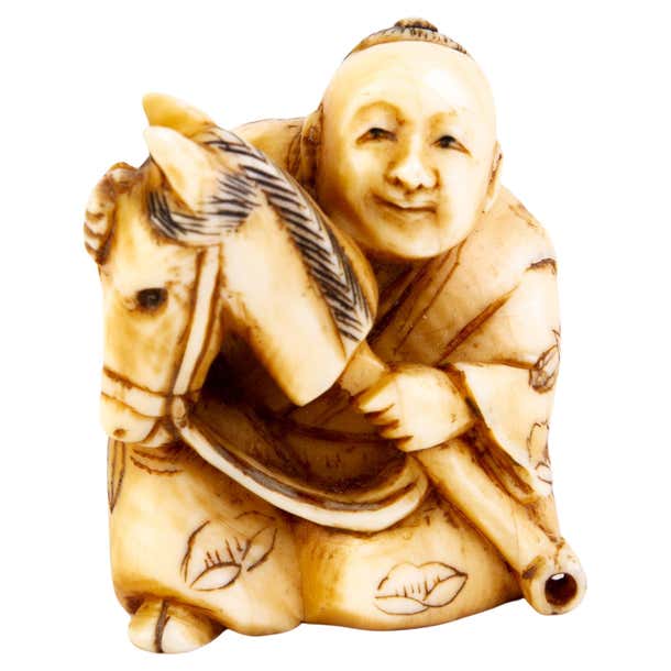 Signed Japanese Carved Edo Netsuke Inro For Sale at 1stDibs