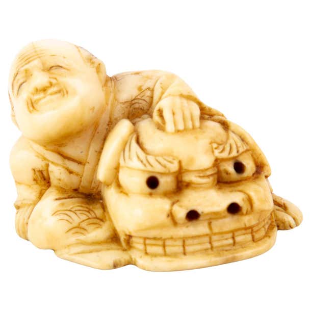Signed Japanese Edo Netsuke Inro For Sale at 1stDibs