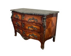 Signed JB Hedouin Paris Régence Bronze-Mounted Rosewood Tombeau Commode