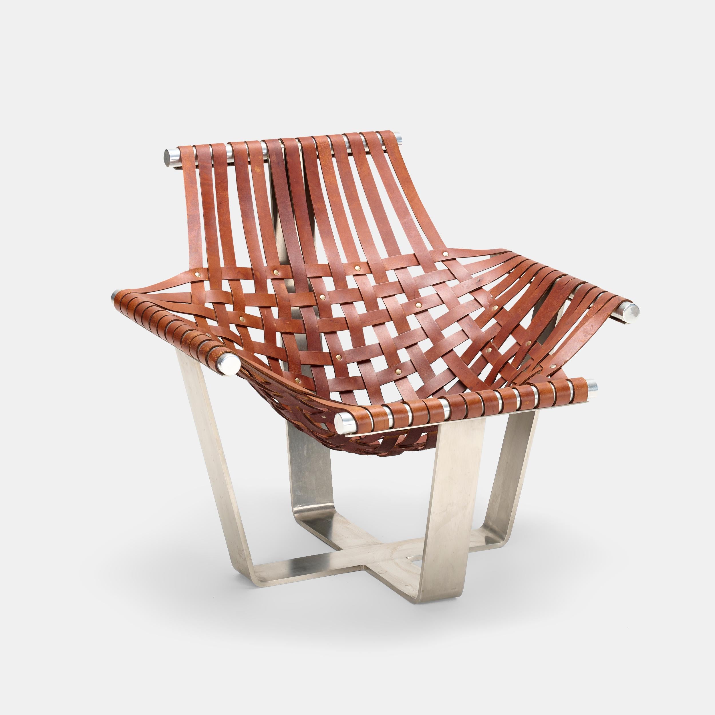 Chaise Sling n°14 signée « Jeff Messerschmidt 1972 1000 série Bon état - En vente à Skokie, IL