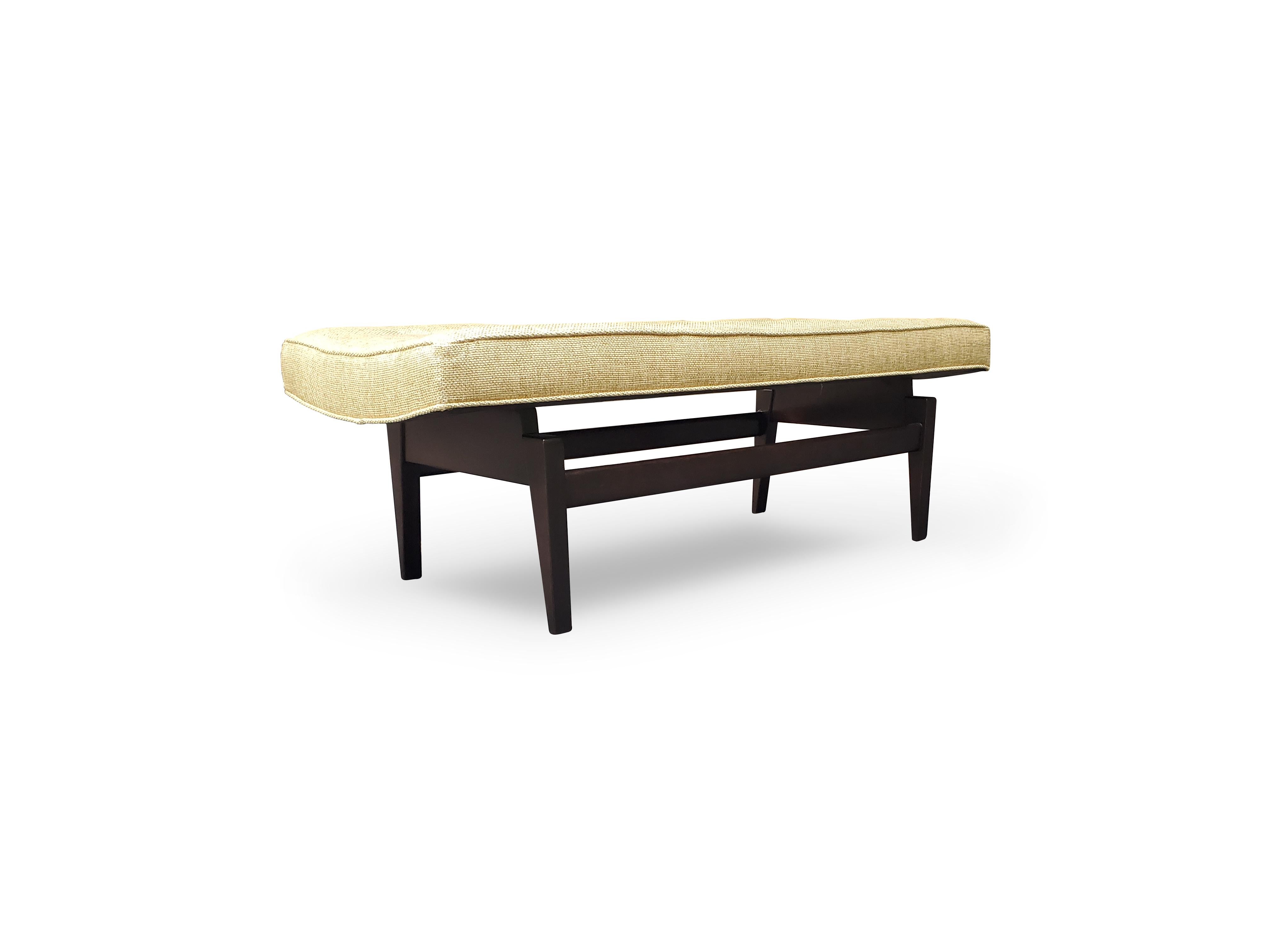 Signed Jens Risom Floating Bench For Sale 1