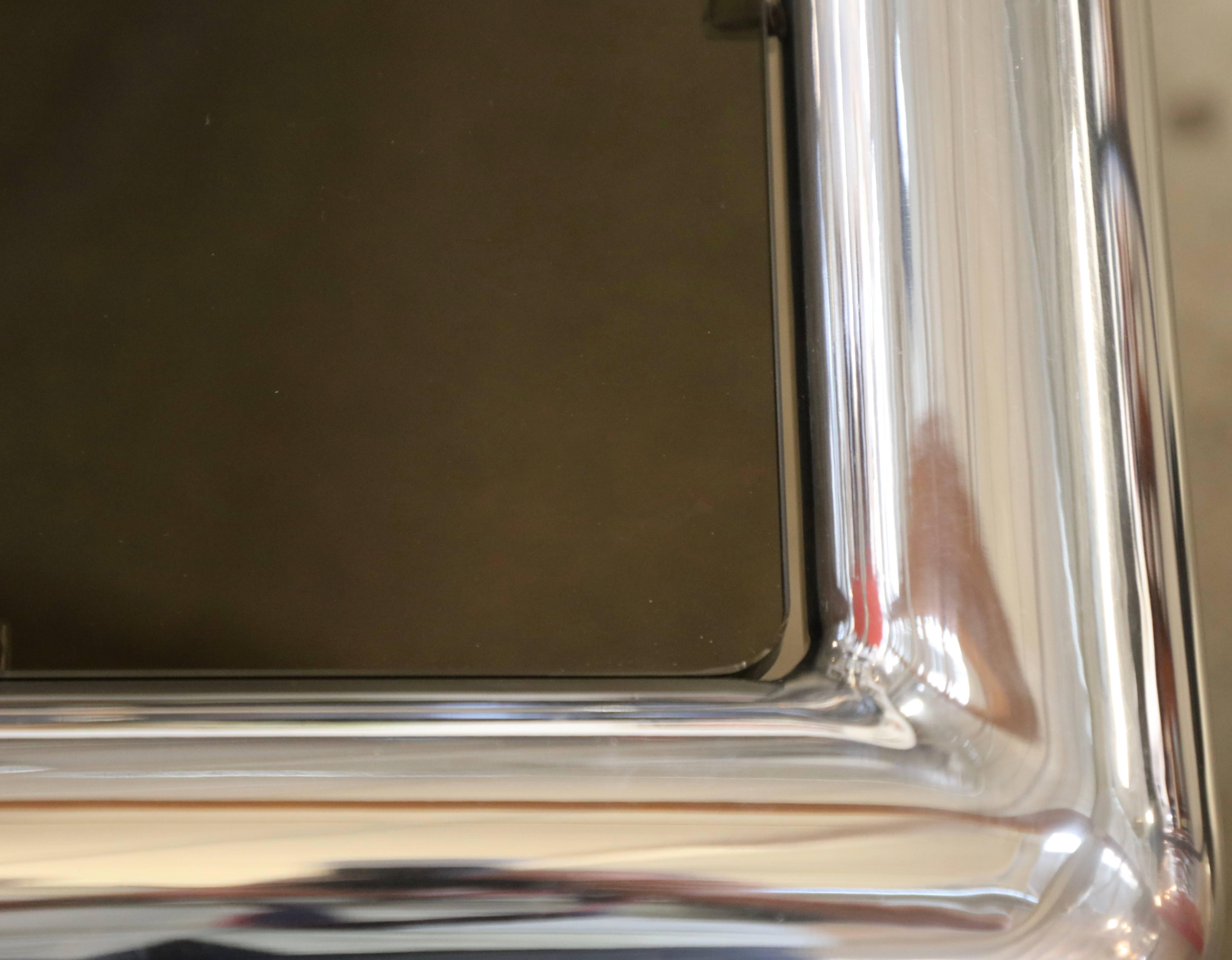 Signed John Mascheroni Aluminum Table with New Bronze Colored Glass 6