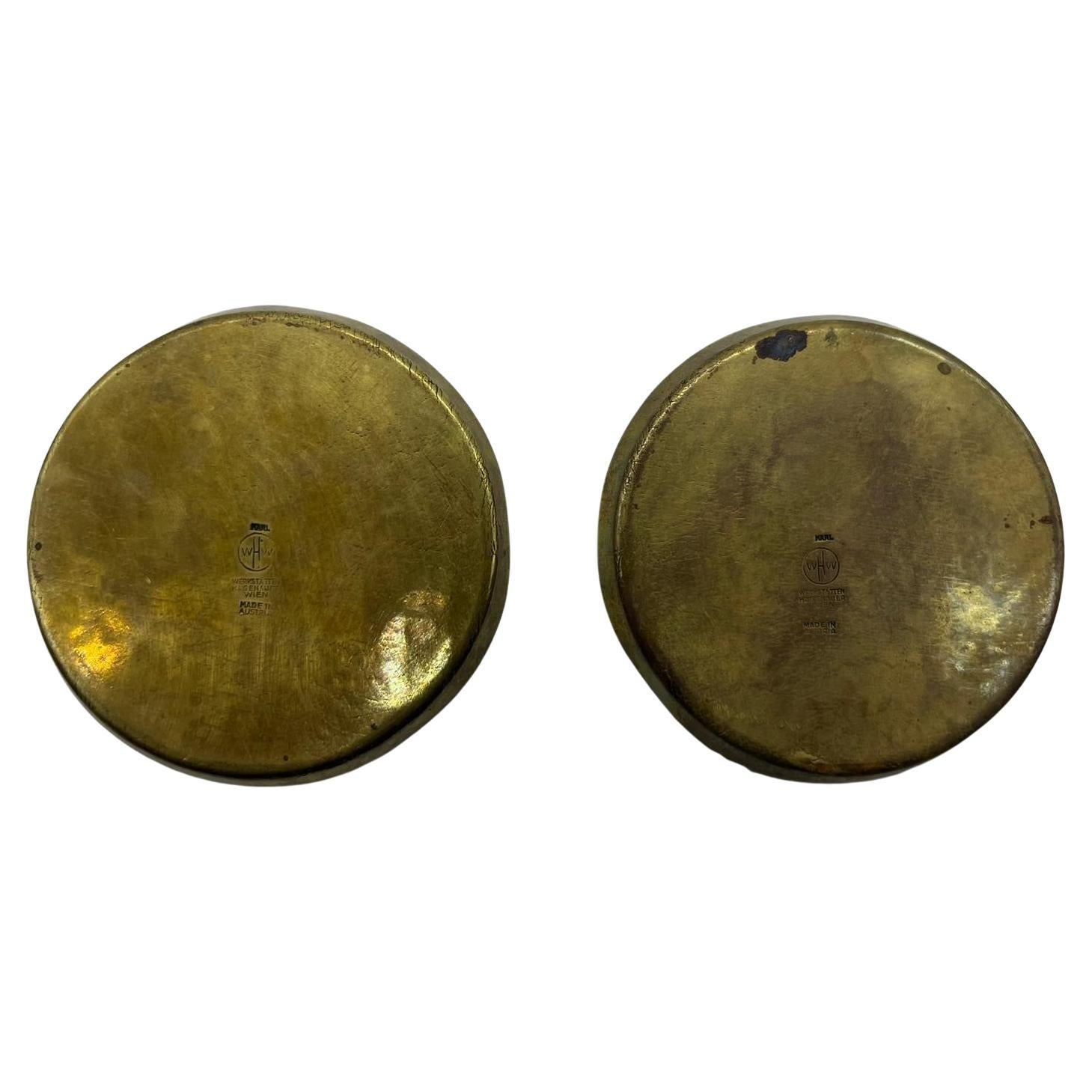 signed Karl Hagenauer coasters, 1950 Austria In Good Condition For Sale In Wien, AT