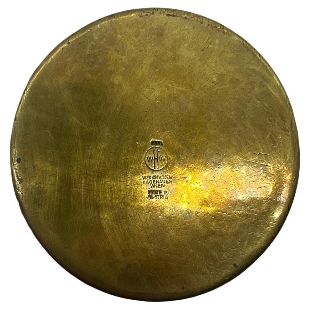 Mid-20th Century signed Karl Hagenauer coasters, 1950 Austria For Sale