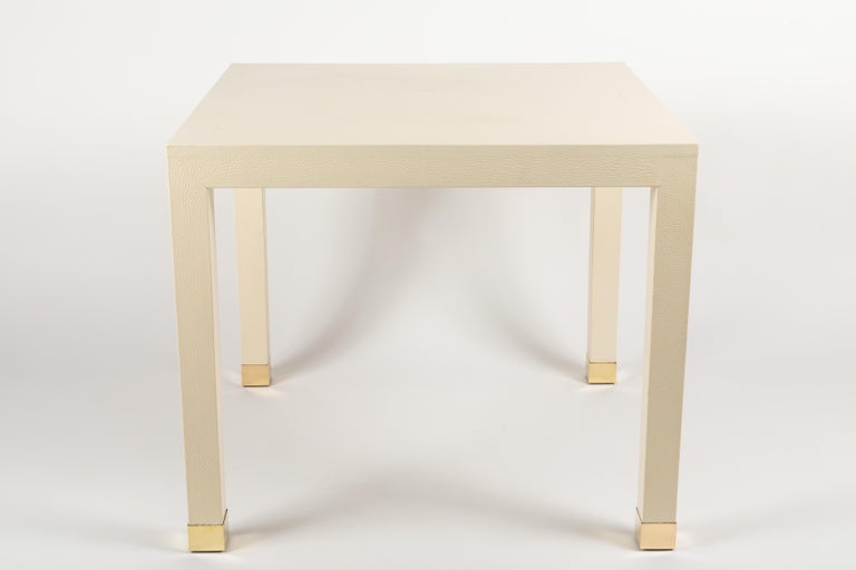 Signed Karl Springer Card Table For Sale At 1stdibs
