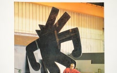 Signed Keith Haring Poster, 1985 Offset Lithograph. Castelli & Shafrazi Edition.