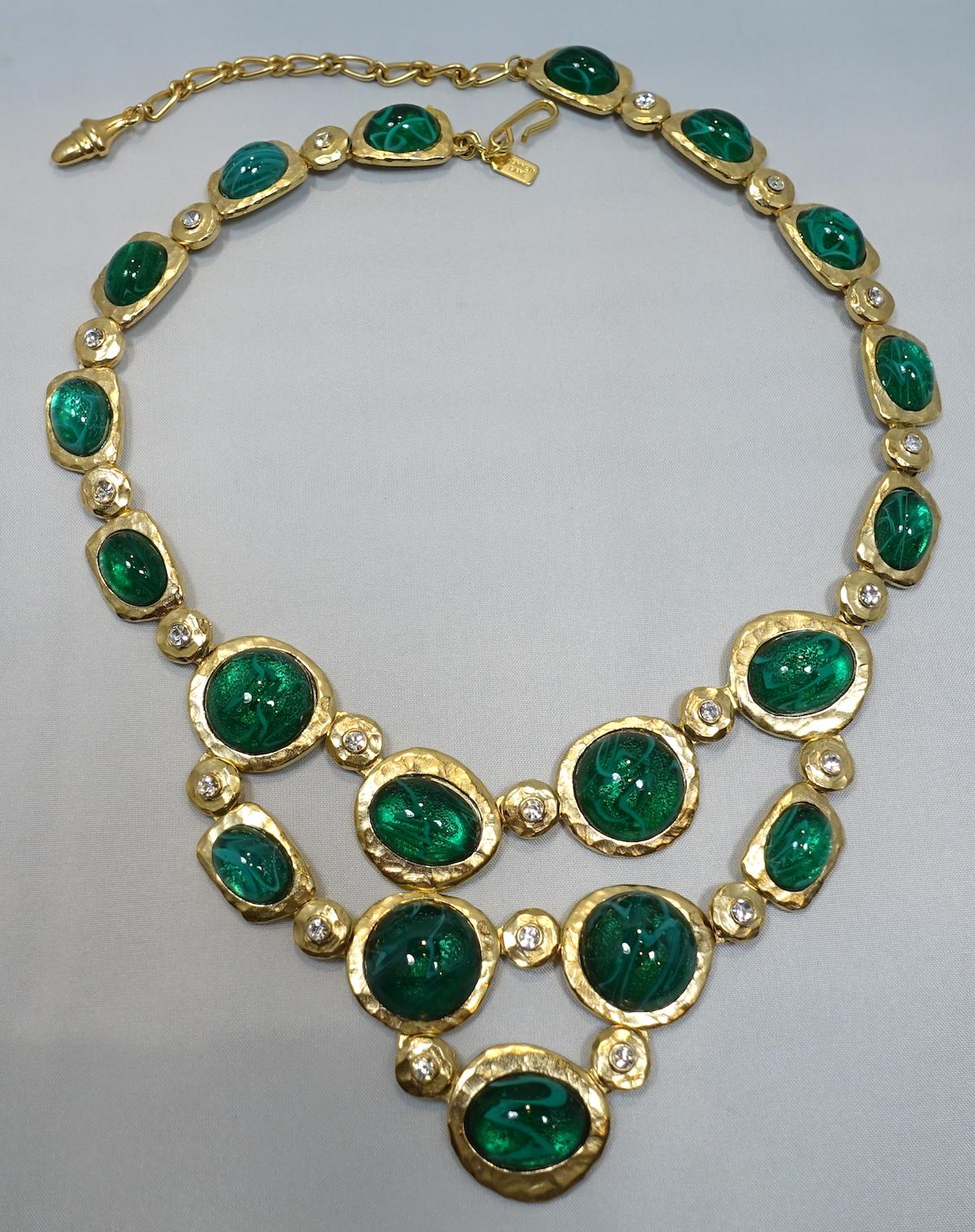 Signed Kenneth J. Lane Necklace In Excellent Condition For Sale In New York, NY