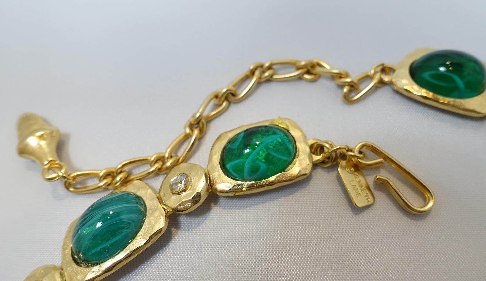 Signed Kenneth J. Lane Necklace For Sale 1