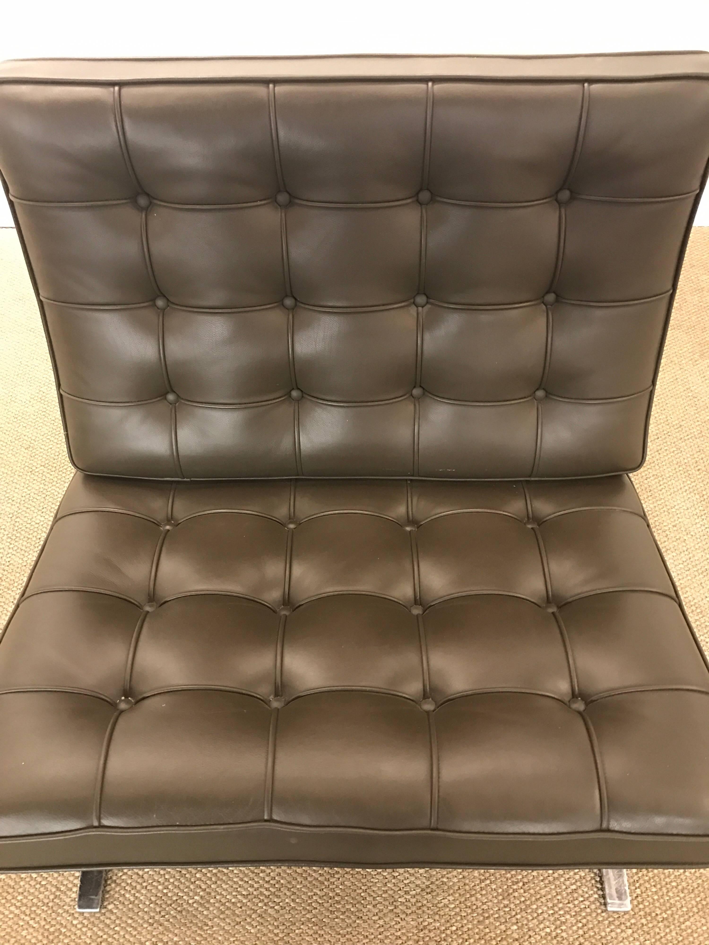 olive leather chair