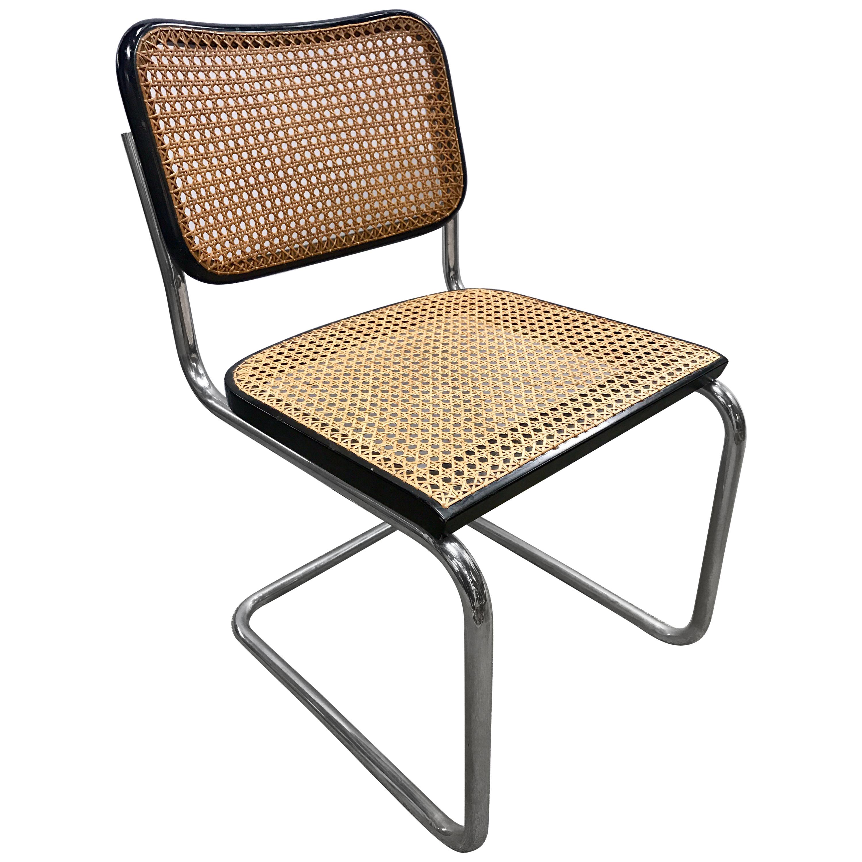 Signed Knoll Tubular Dining Room Chair Mid-Century Modern Classic