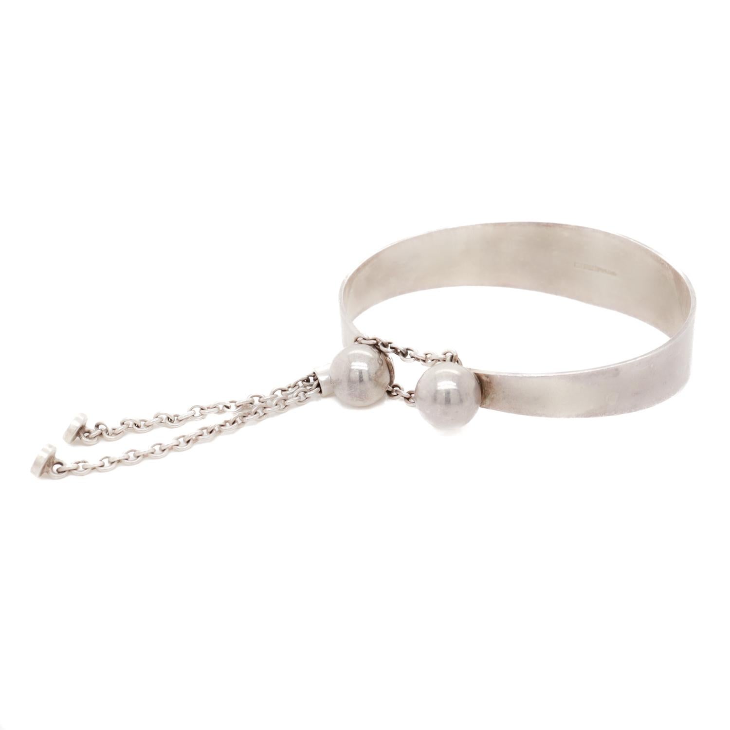 Bracciale in argento firmato Kupittan Kulta Scandinavian Modern in vendita 4