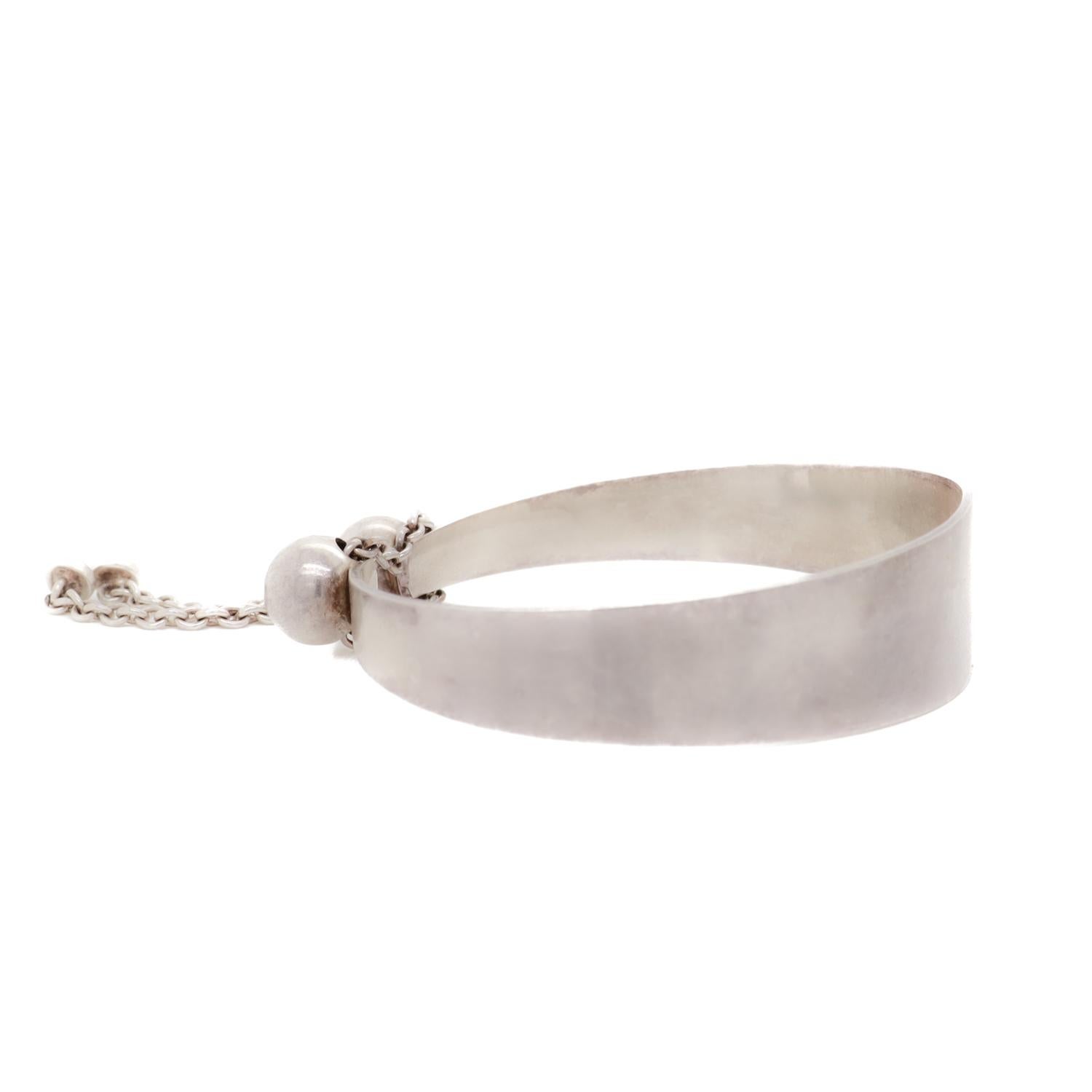 Bracciale in argento firmato Kupittan Kulta Scandinavian Modern in vendita 5