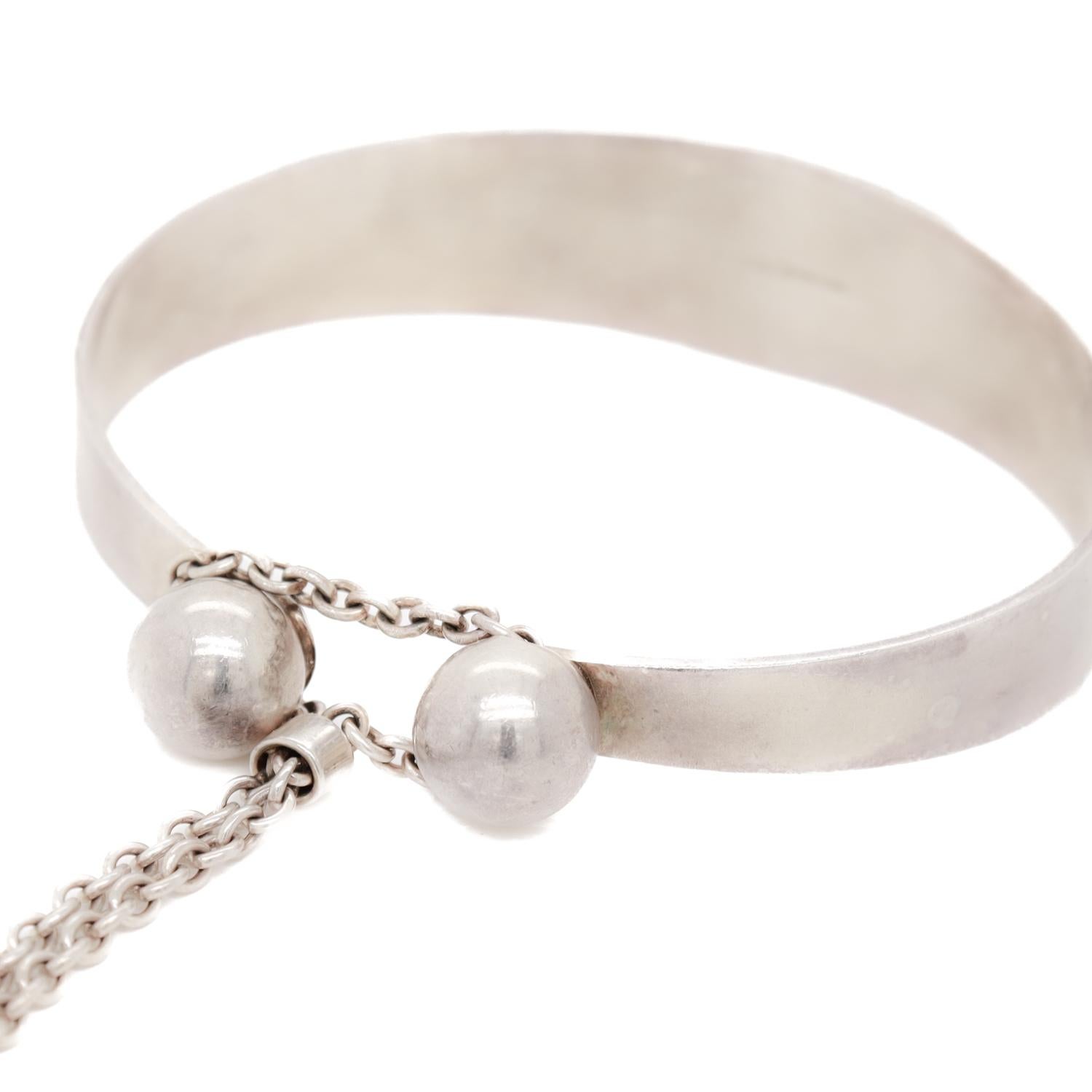 Bracciale in argento firmato Kupittan Kulta Scandinavian Modern in vendita 8