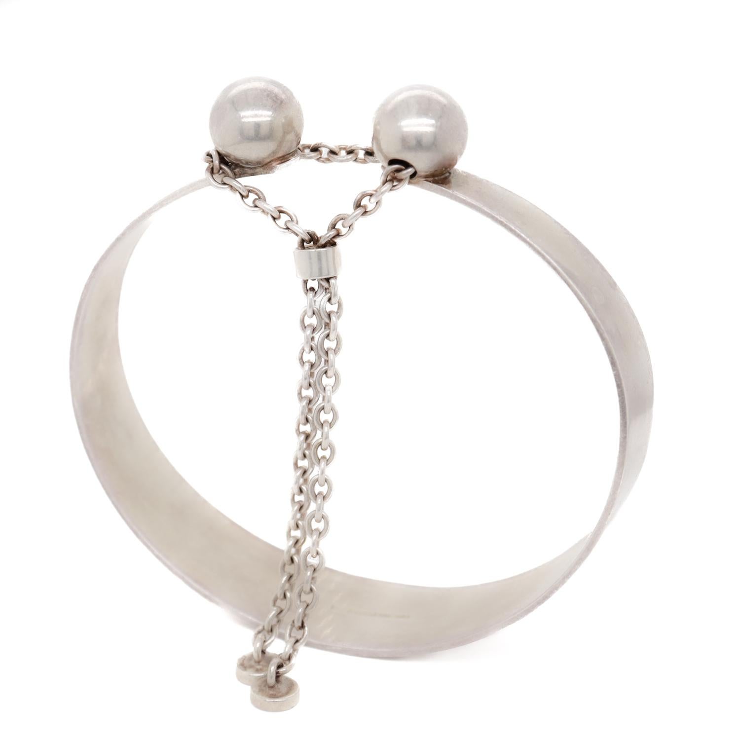 Bracciale in argento firmato Kupittan Kulta Scandinavian Modern In condizioni buone in vendita a Philadelphia, PA