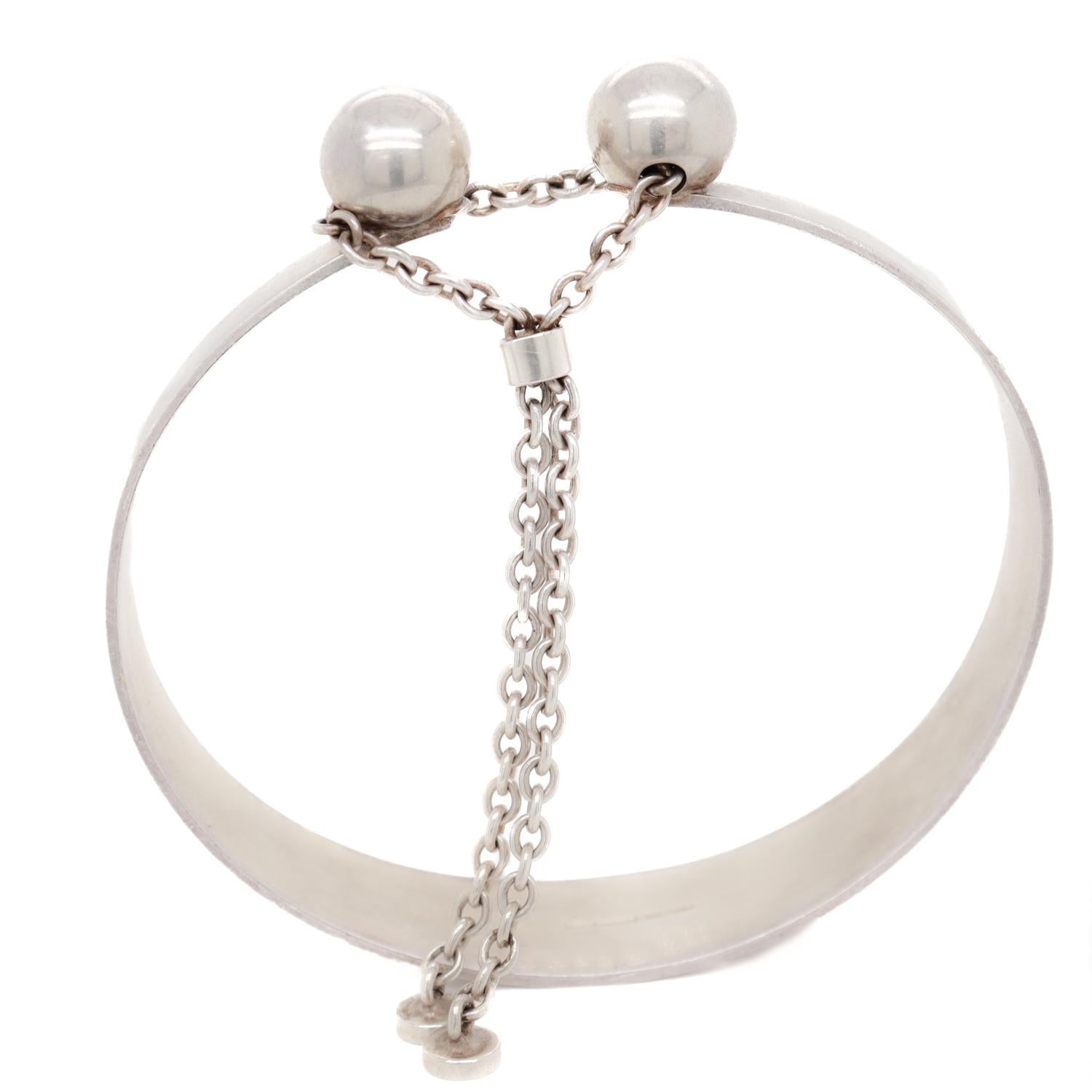 Donna Bracciale in argento firmato Kupittan Kulta Scandinavian Modern in vendita