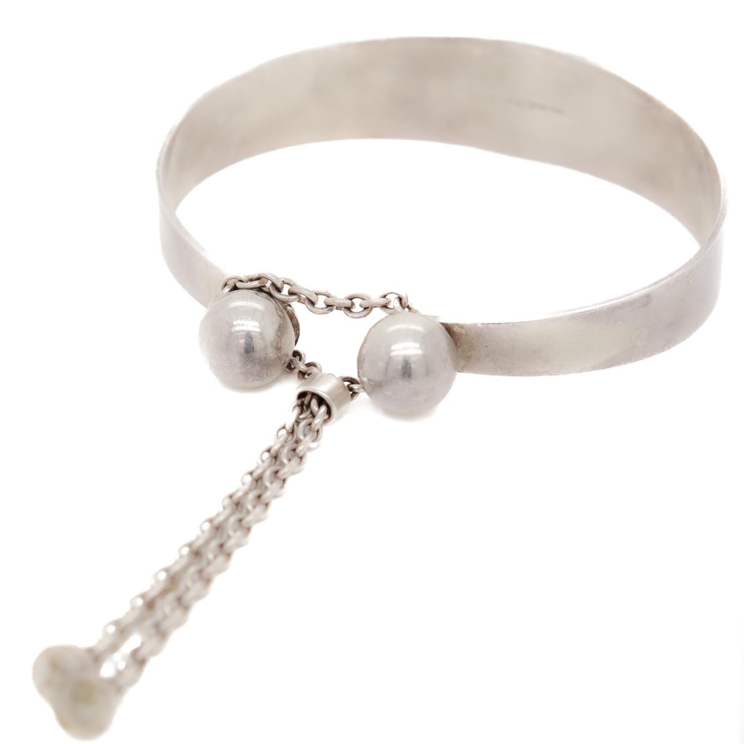 Bracciale in argento firmato Kupittan Kulta Scandinavian Modern in vendita 2