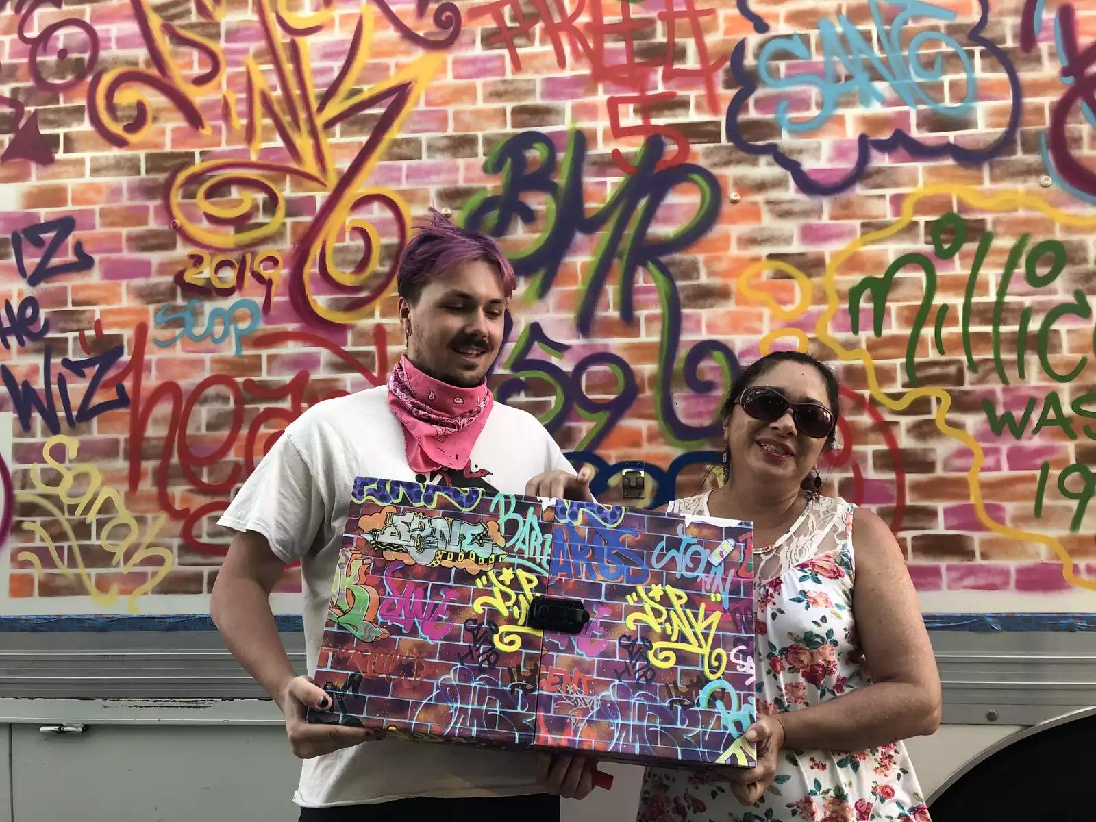 Signed Lady Pink Collectible 2019 (Lady Pink graffiti artist) 1