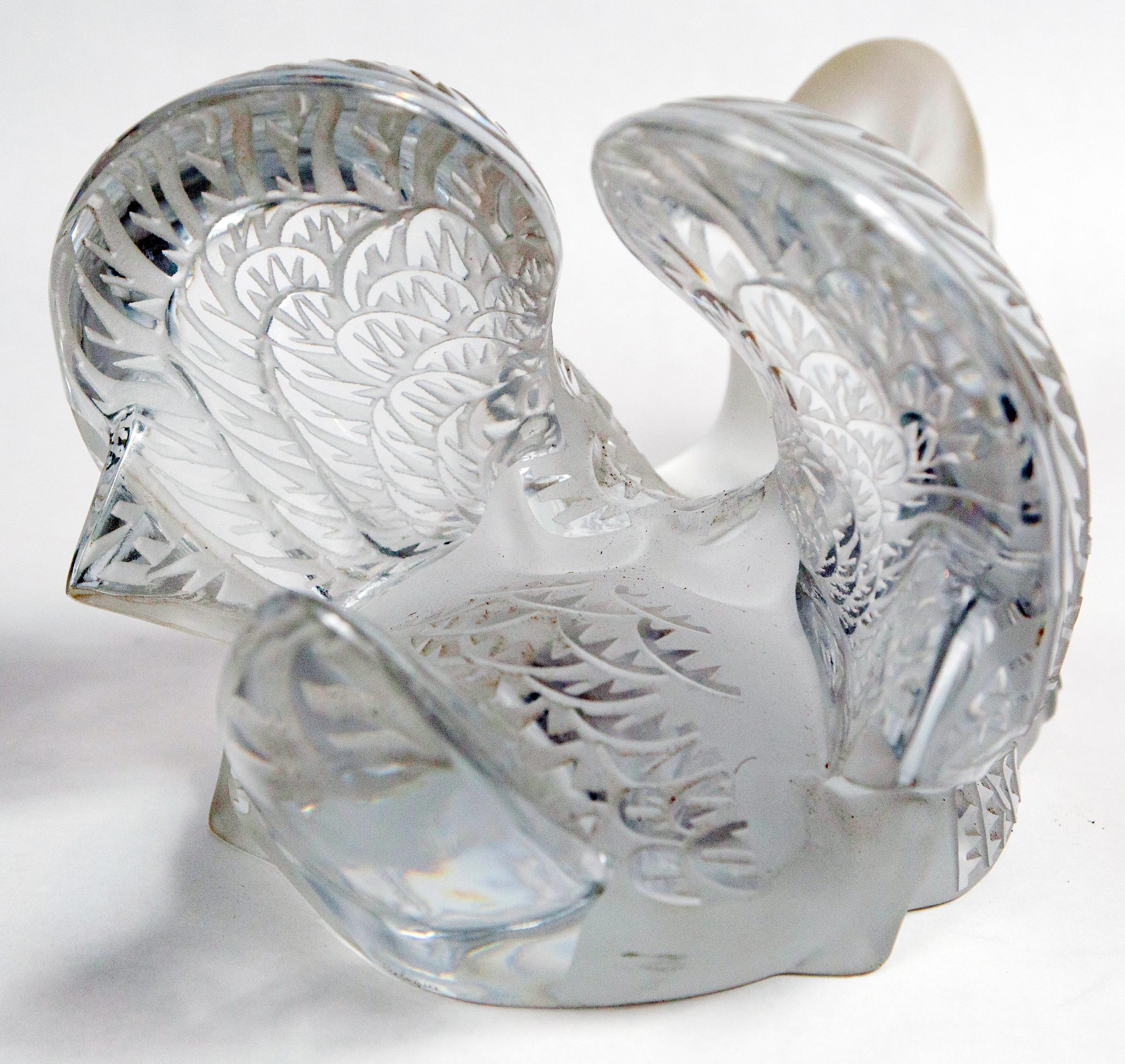 Signed Lalique Swan For Sale 1