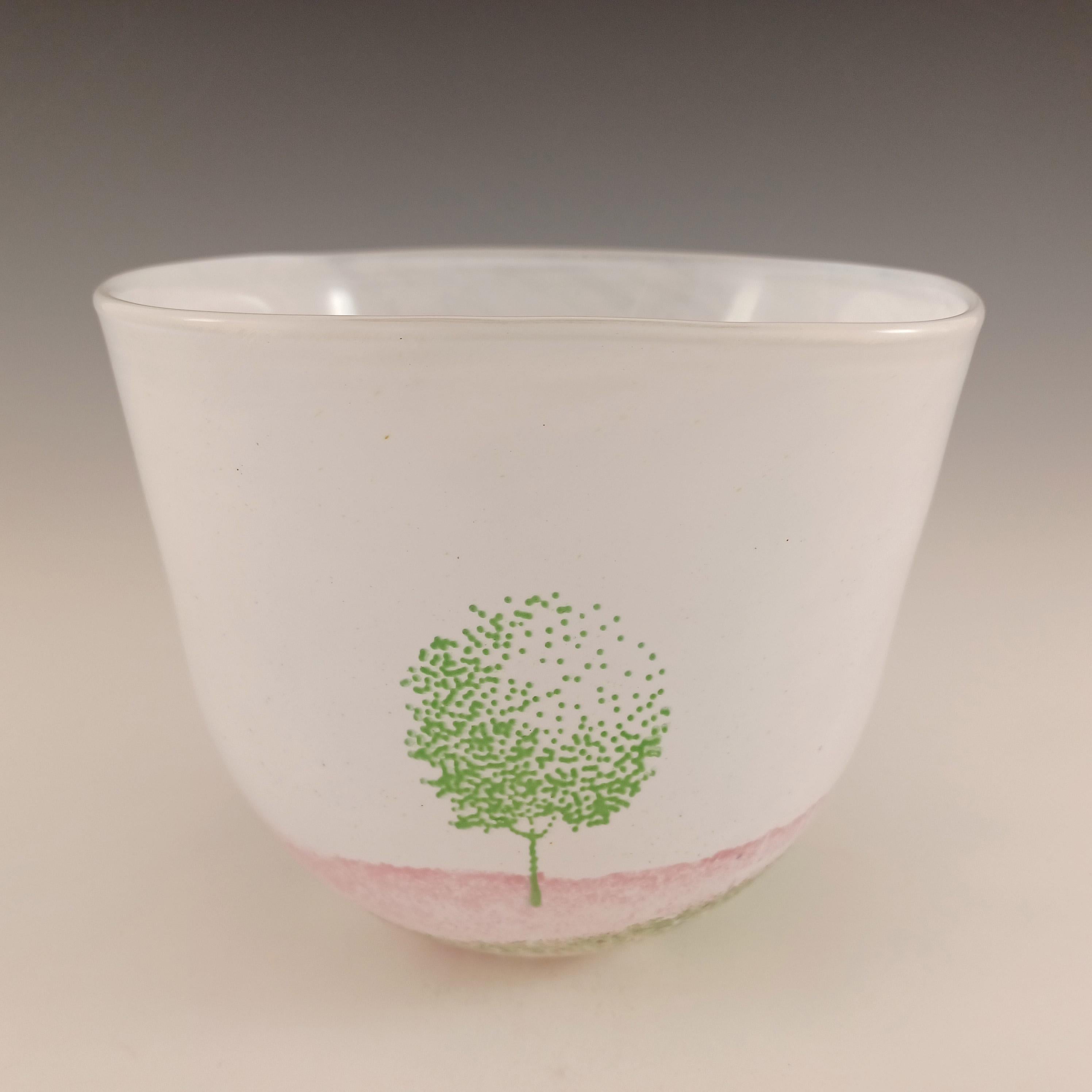 Svedese Vaso in vetro rosa 