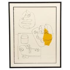 Litografía firmada Le Corbusier, Manos cruzadas
