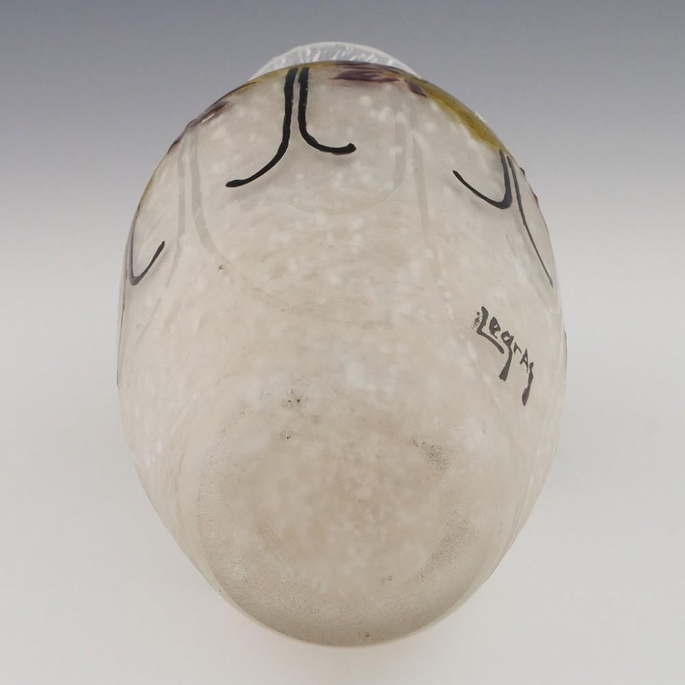 Vase Art Déco signé Legras, vers 1930 Bon état à Tunbridge Wells, GB