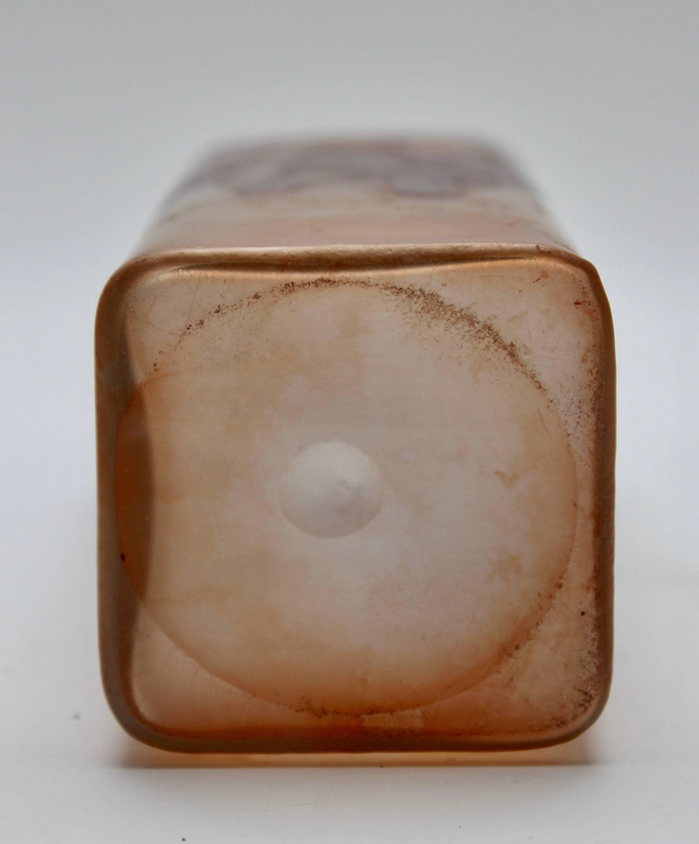Vase en verre signé Legras:: série Rubis:: 1900-1914 2