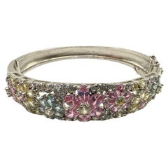 Unterzeichnet LGA  Lauren G Adams 925 Sterlingsilber-Sterlingsilber  Multi Color Armreif Armband