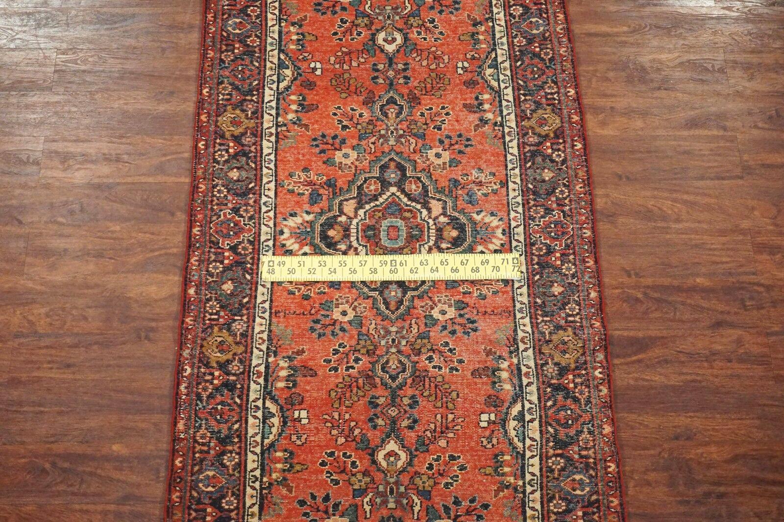 Hand-Knotted Signed Lilihan Abrash Runner, circa 1940 For Sale