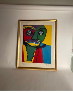 Signed lithograph “personage” by Karelia Appel