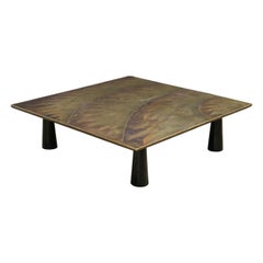 Signed Lorenzo Burchiellaro Mixed Metal Coffee Table
