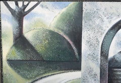 Signed Lowell Nesbitt Oil on Canvas Painting, 1987