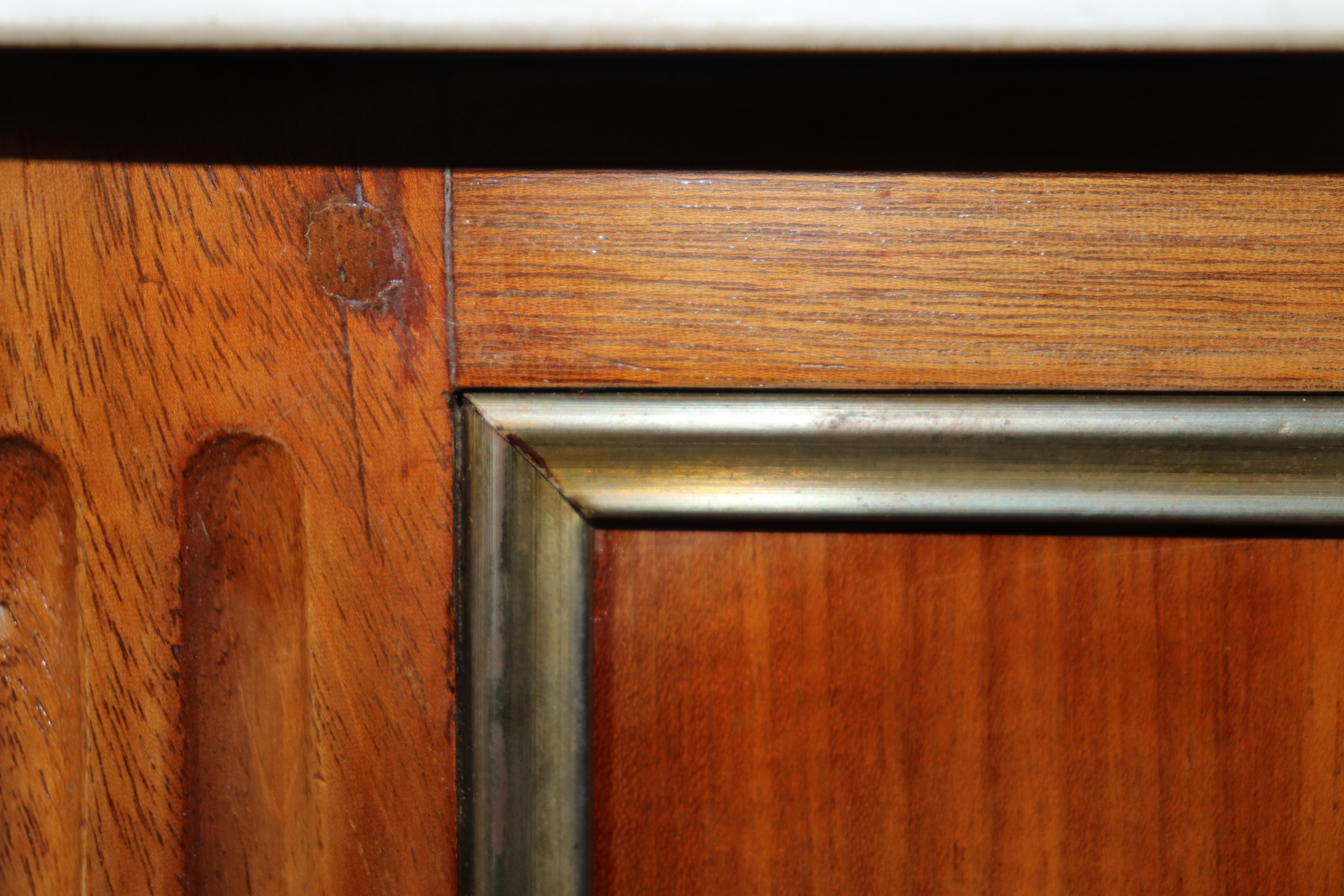 Bronze Mounted Marble Top Commode Dresser For Sale 10