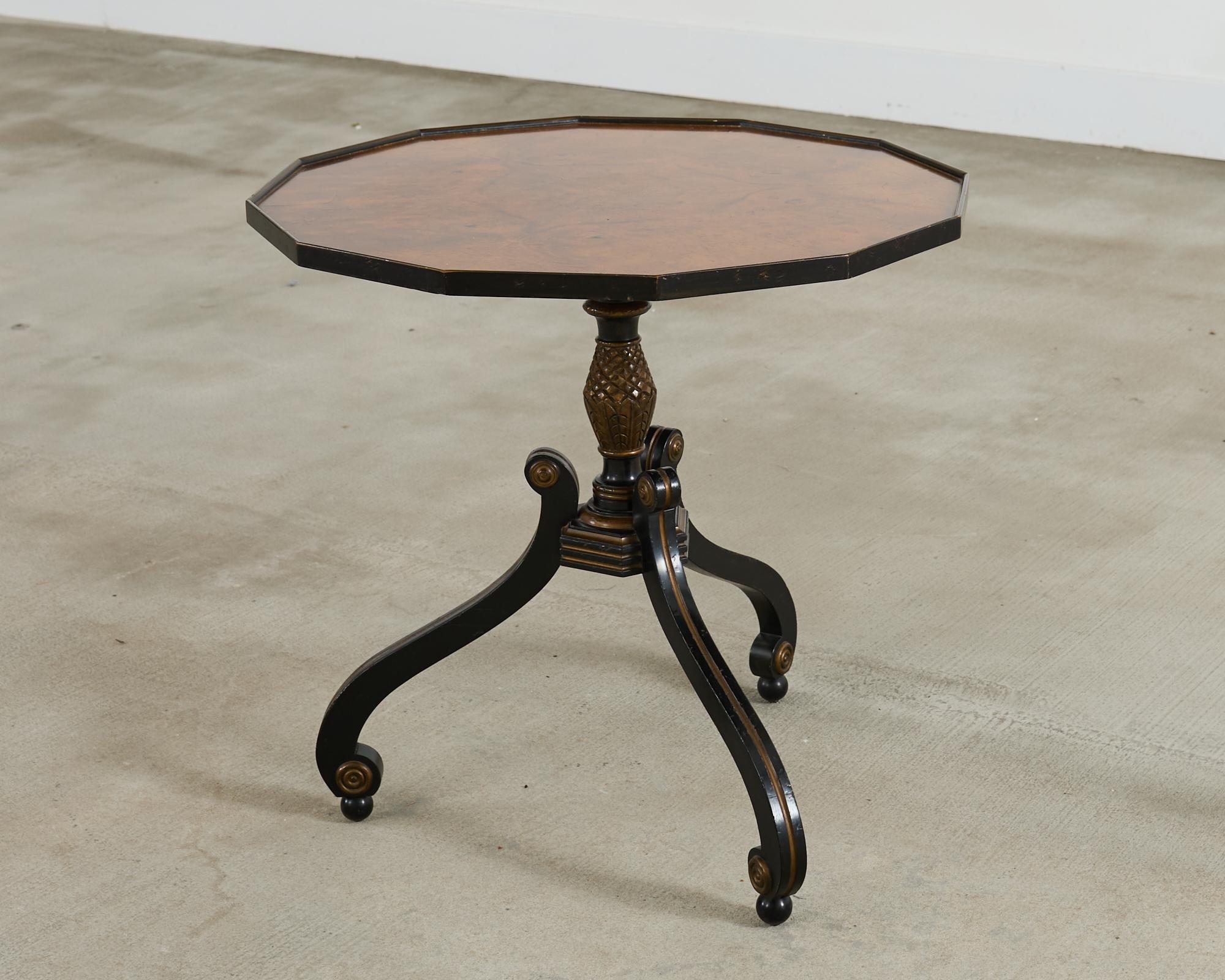 Signiert Maison Jansen Neoklassischen Stil Gueridon Drink Tisch im Angebot 9